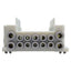 Used SMC SS5Y5-10S0-05B-C6 Manifold Base 5-Stations, ø6mm One-Touch, DIN Rail