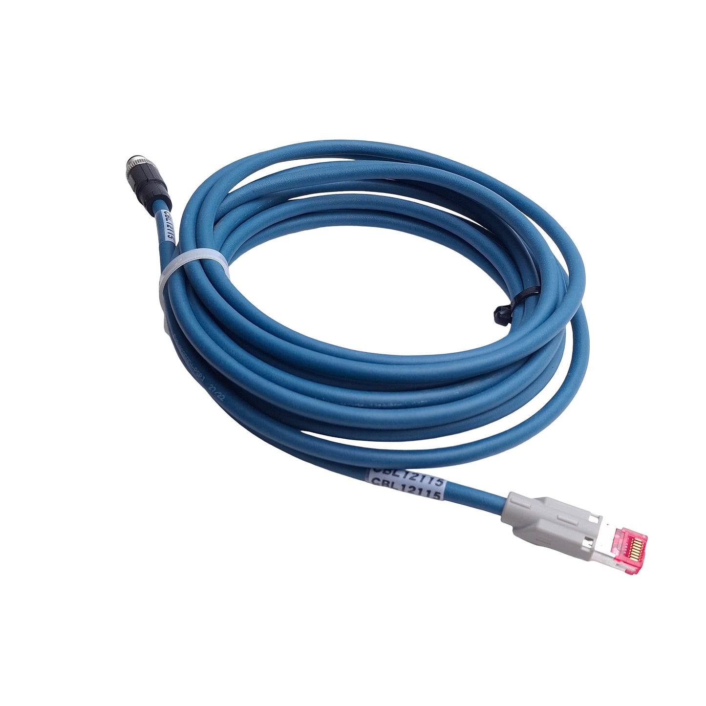 Used SMC EX9-AC050EN-PSRJ EX300 Serial Interface Connection Cable RJ45, M12 4-Pin, 5m
