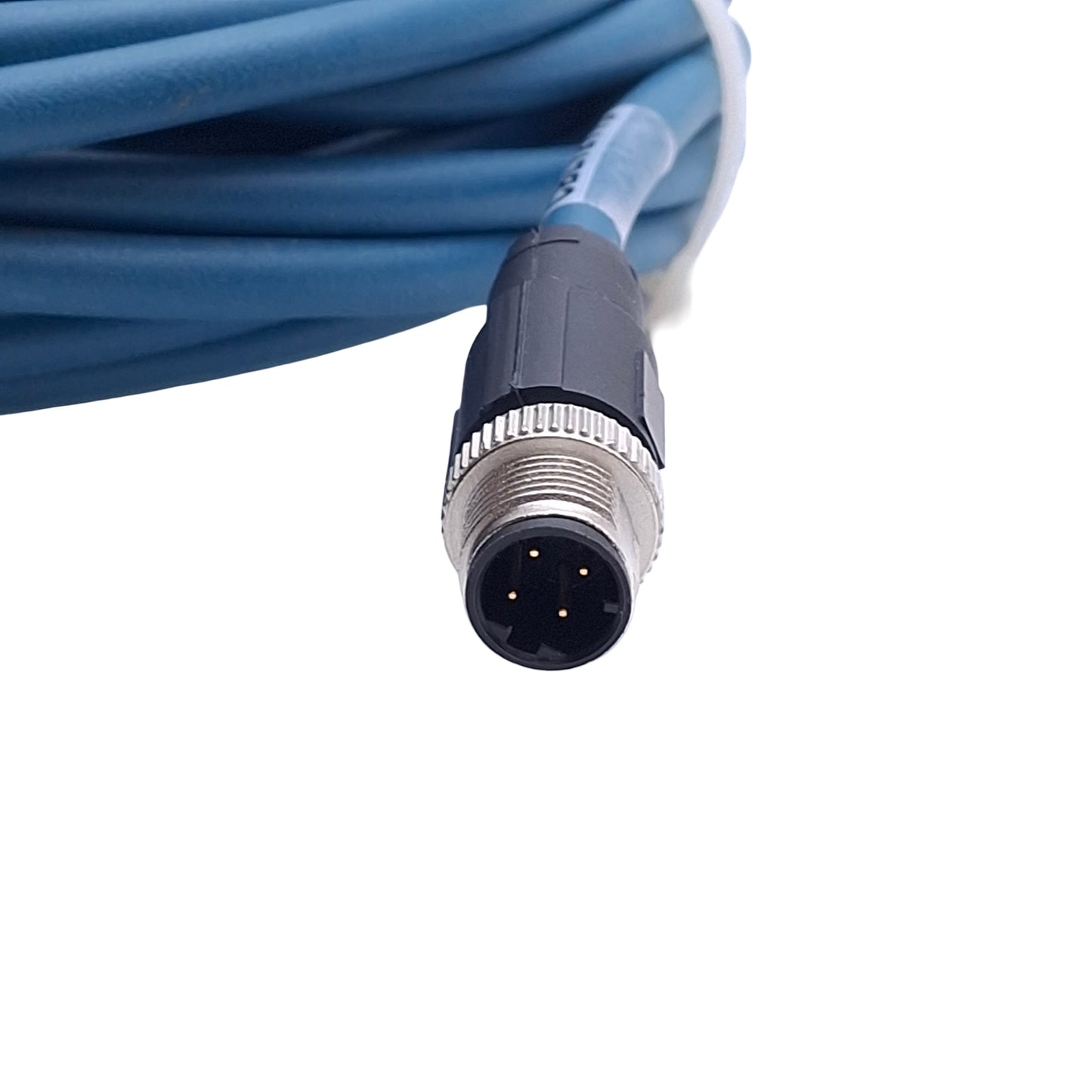Used SMC EX9-AC050EN-PSRJ EX300 Serial Interface Connection Cable RJ45, M12 4-Pin, 5m
