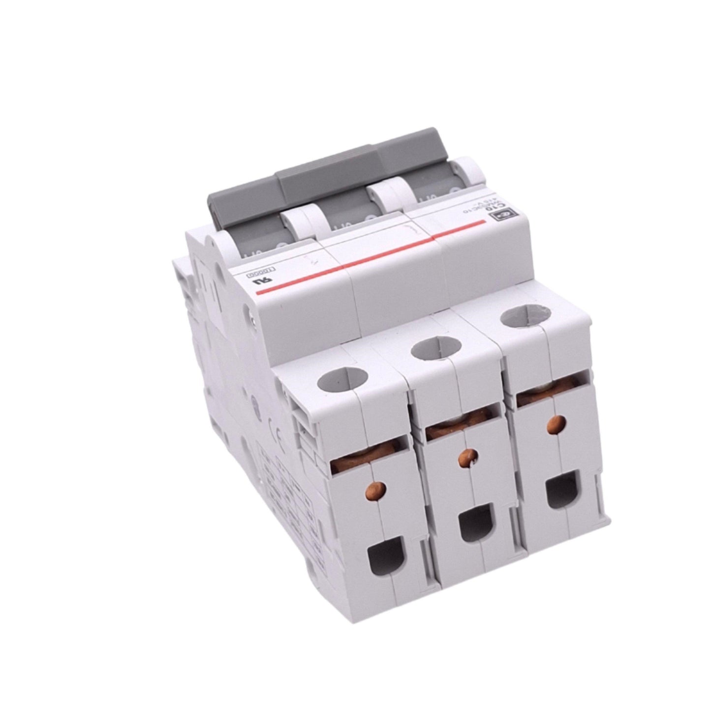 Used Cutler-Hammer WMS3C10 Circuit Breaker, 3-Pole 10A, 415VAC Max, DIN Rail