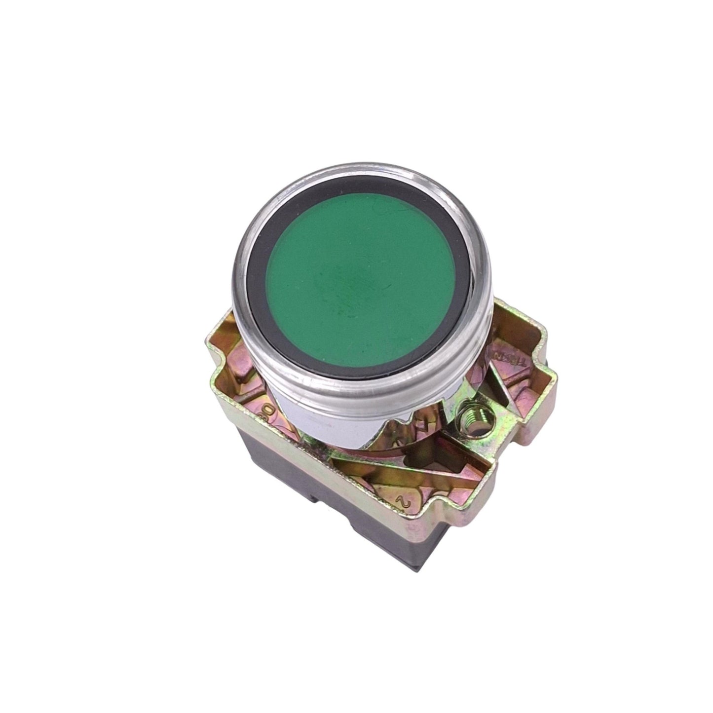 New Altech 2ALF3-110 Illuminated Green Momentary Pushbutton, 22mm, 110VAC/DC LED