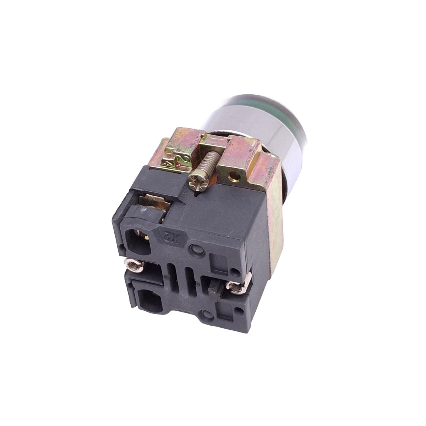 New Altech 2ALF3-110 Illuminated Green Momentary Pushbutton, 22mm, 110VAC/DC LED
