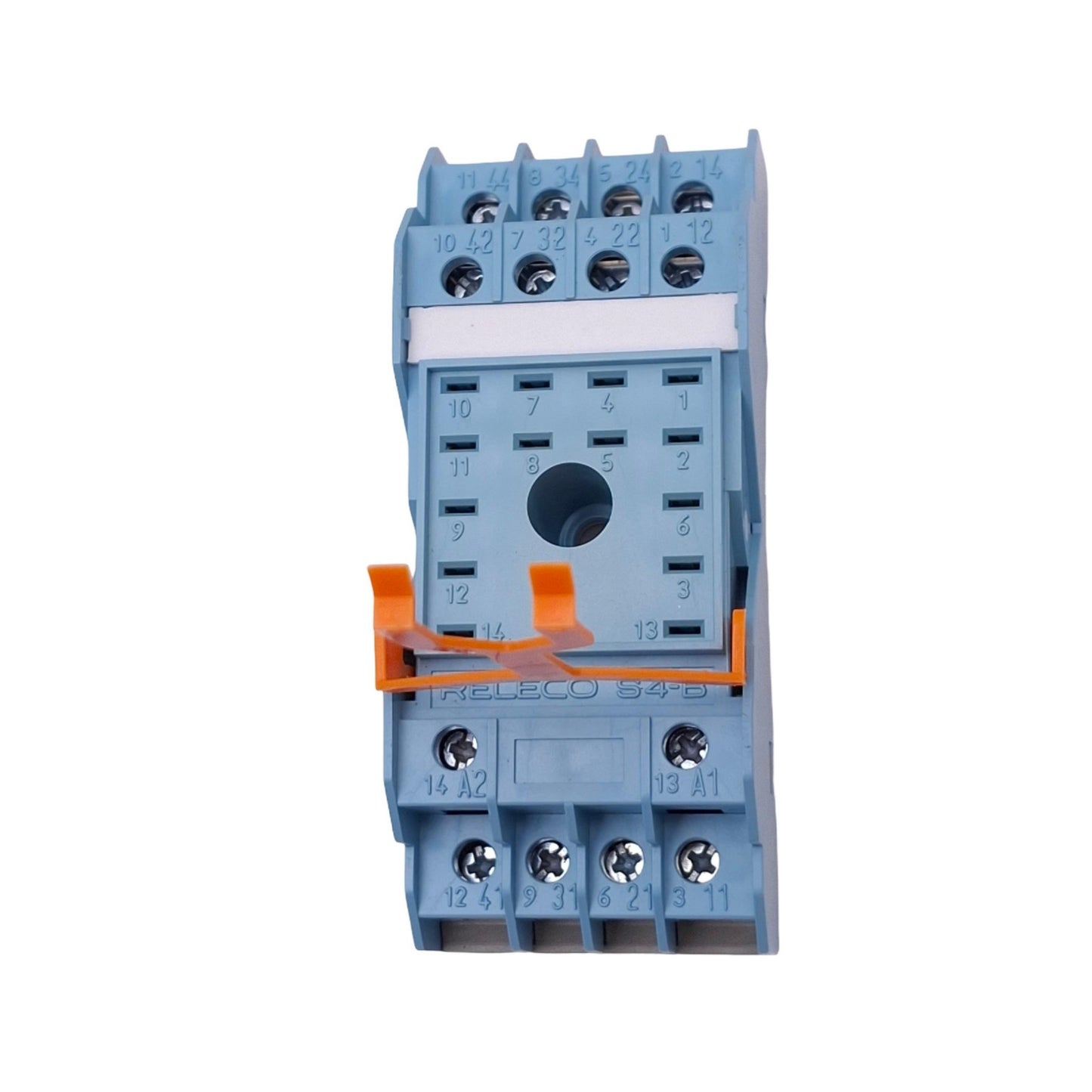 New Releco S4-B Relay Socket, 14-Pin, 380VAC 10A Max, DIN Rail Mount