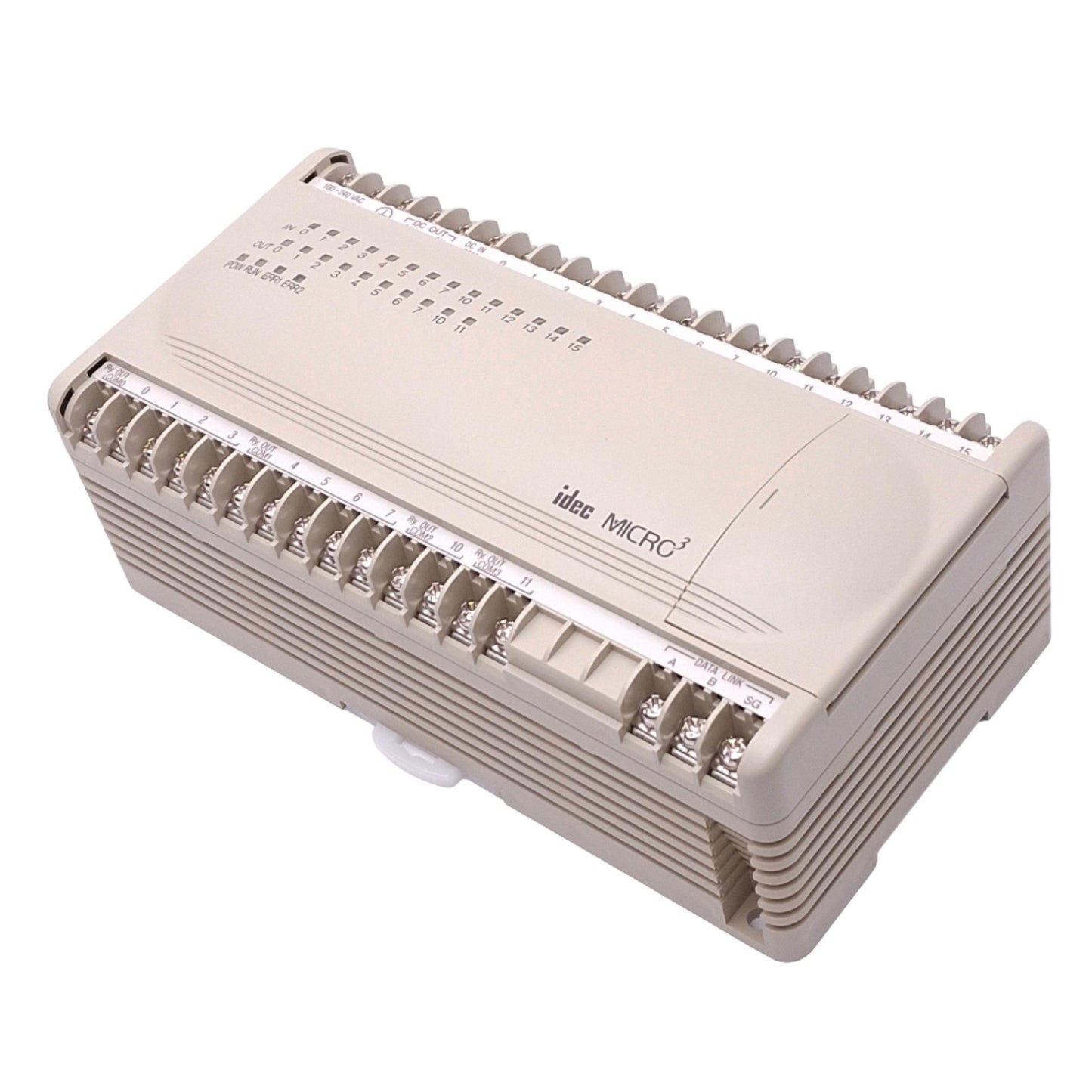 Used IDEC FC2A-C24A1 Logic Control Unit, 24-Point, 24VDC Sink/Source In, 100-240VAC