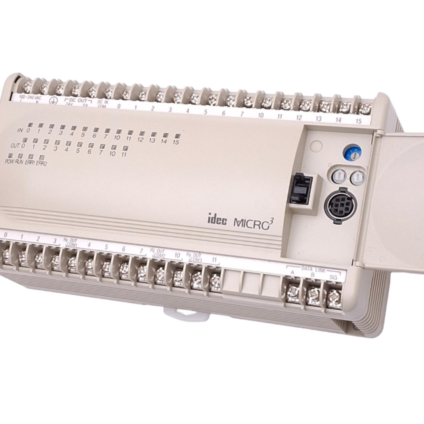 Used IDEC FC2A-C24A1 Logic Control Unit, 24-Point, 24VDC Sink/Source In, 100-240VAC