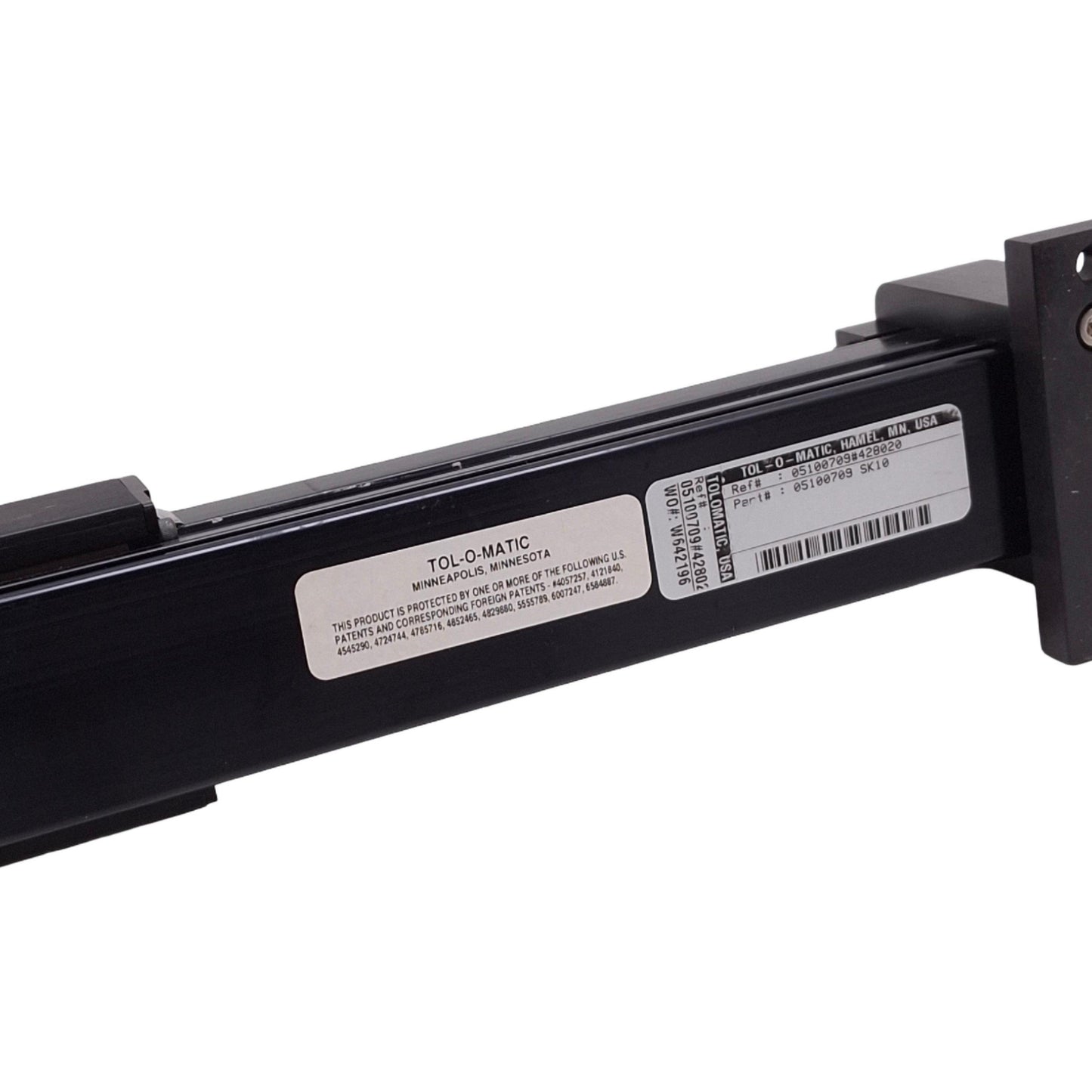 Used Tol-O-Matic 05100709 SK10 Axidyne Rodless Linear Slide Idler, 10in Stroke