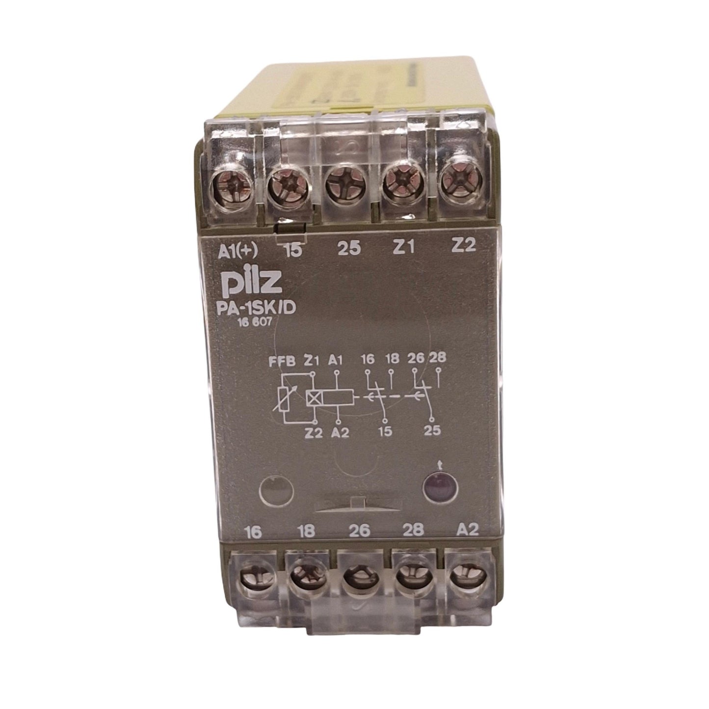 Used Pilz PA-1SK/D/24VAC/2UZFFB Safety Relay, 2CO, 250VAC 5A Max, 24VAC Input