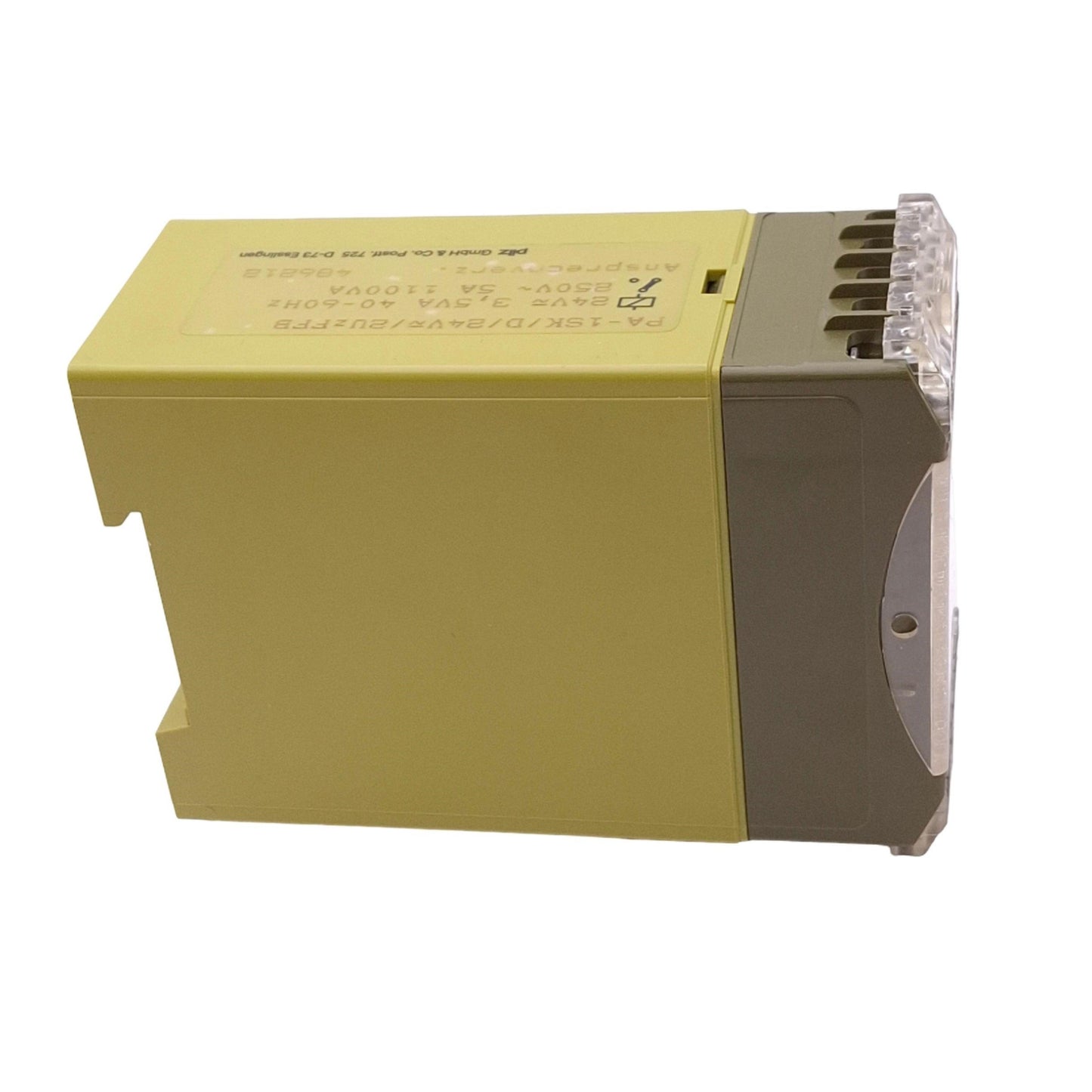 Used Pilz PA-1SK/D/24VAC/2UZFFB Safety Relay, 2CO, 250VAC 5A Max, 24VAC Input