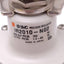 Used SMC IR2010-N02 Pneumatic Regulator, 150psi Max In, 1.4-60psi Out, 1/4in NPT