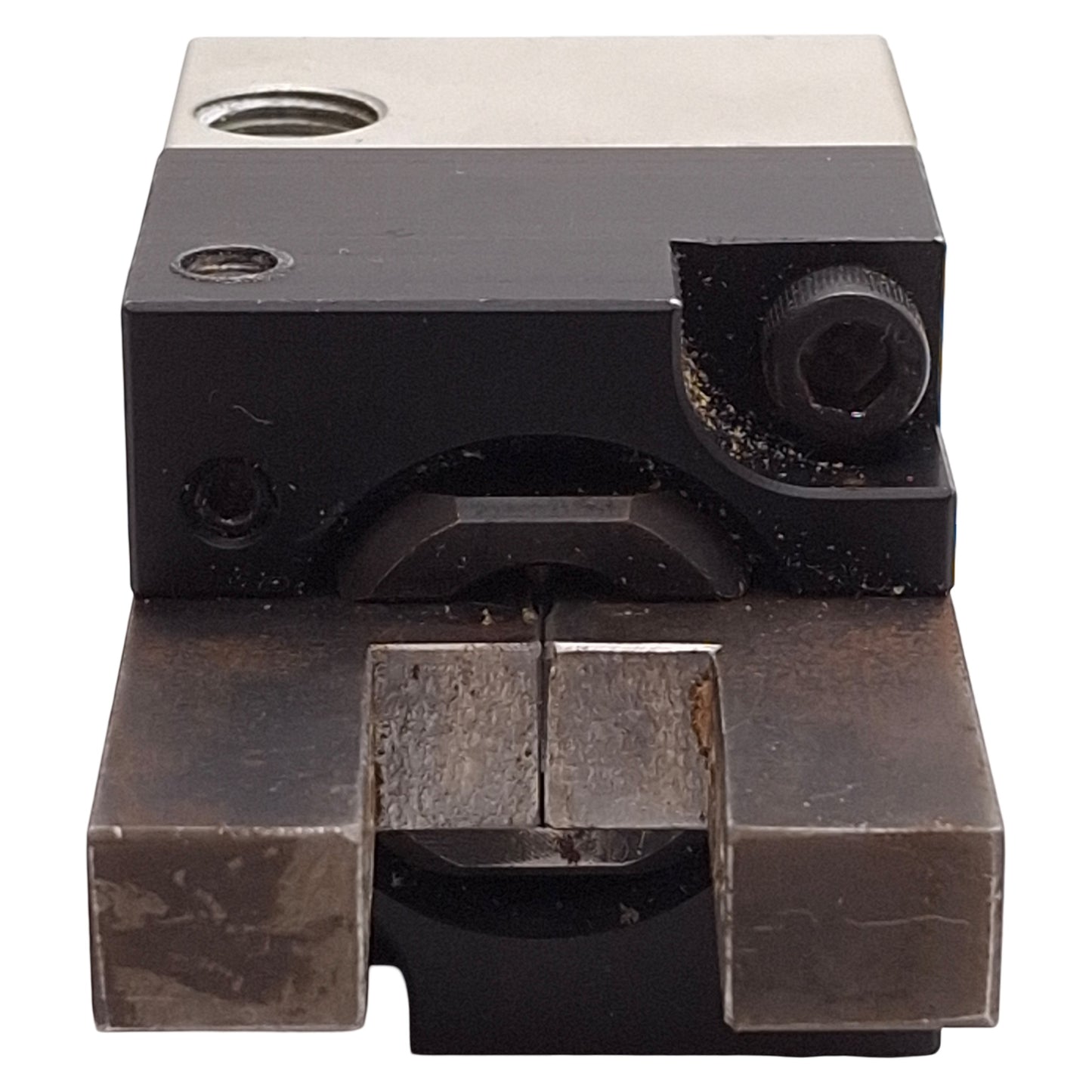 Used Compact SG112-1 Angular Gripper, ø1-1/8in Bore, 2-Jaw, 1in Length, 1/8in NPT