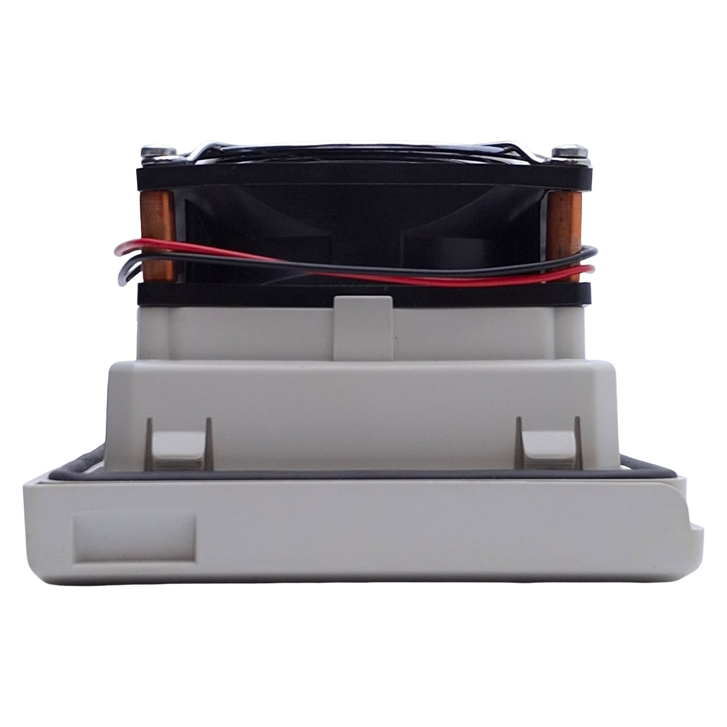 Used Hoffman HF0424414 nVent Side Mount Filter Fan, 24V DC, 21CFM, 112 x 113 x 80mm