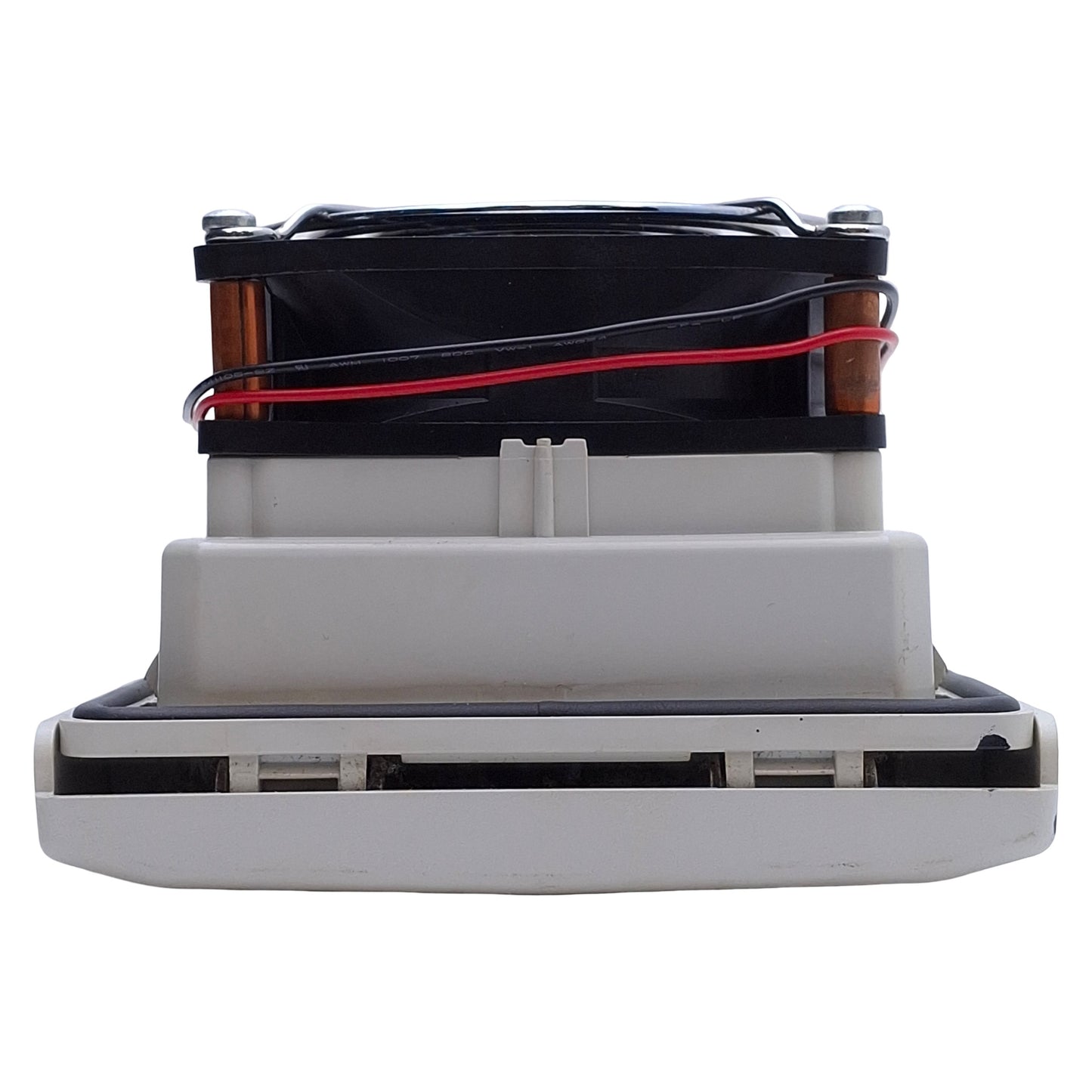 Used Hoffman HF0424414 nVent Side Mount Filter Fan, 24V DC, 21CFM, 112 x 113 x 80mm