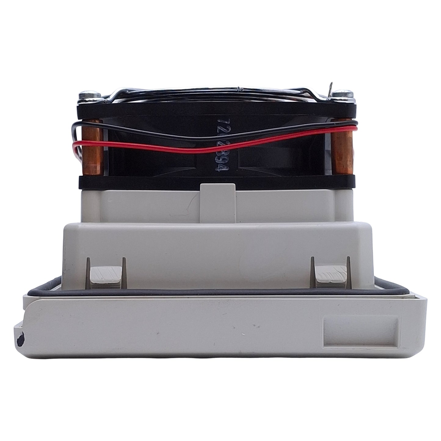 Used Hoffman HF0424414 nVent Side Mount Filter Fan, 24V DC, 21CFM, 112 x 113 x 80mm
