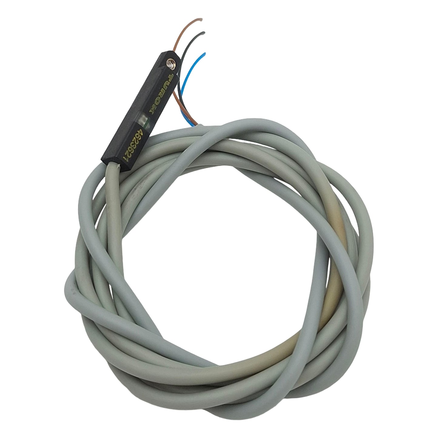 Used Turck 4623621 Rectangular Magnetic Field Sensor, 3-Wire Lead, 1m