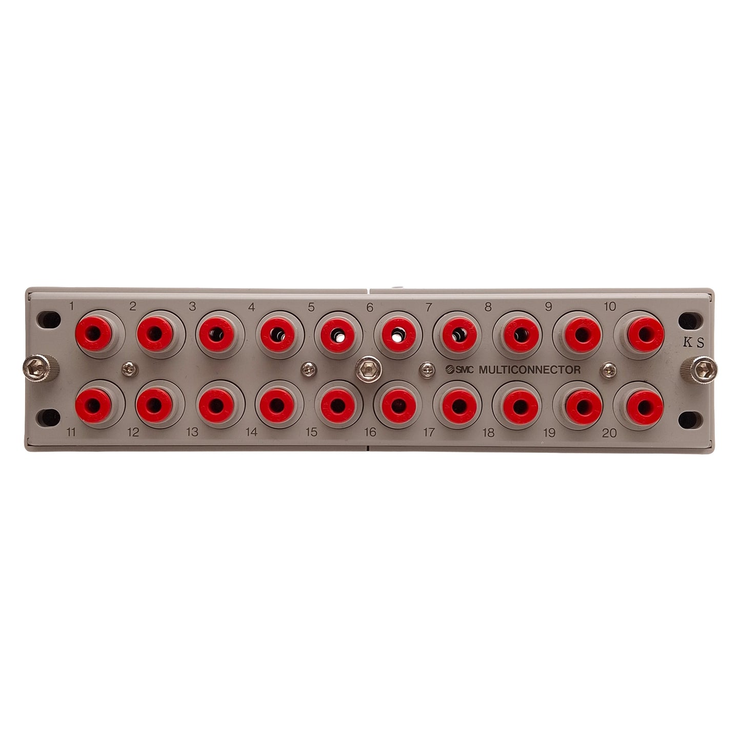 Used SMC KDM20-03 Pneumatic Multiconnector, 20-Port, ø5/32in One-touch, -100kPa~1MPa