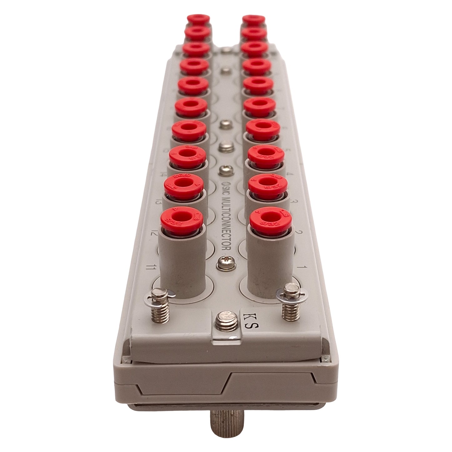 Used SMC KDM20-03 Pneumatic Multiconnector, 20-Port, ø5/32in One-touch, -100kPa~1MPa
