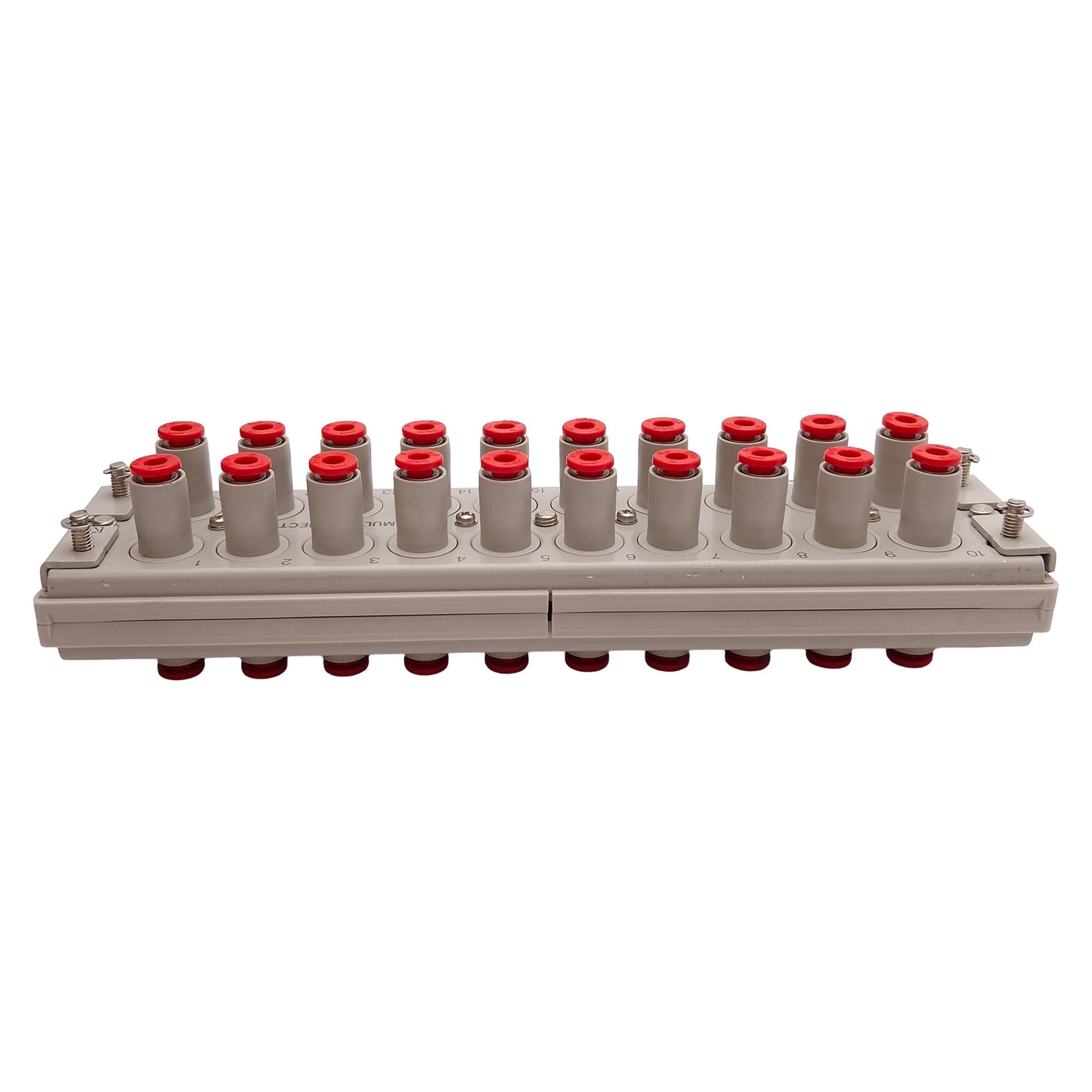 Used SMC KDM20-03 Pneumatic Multiconnector, 20-Port, ø5/32in One-touch, -100kPa~1MPa