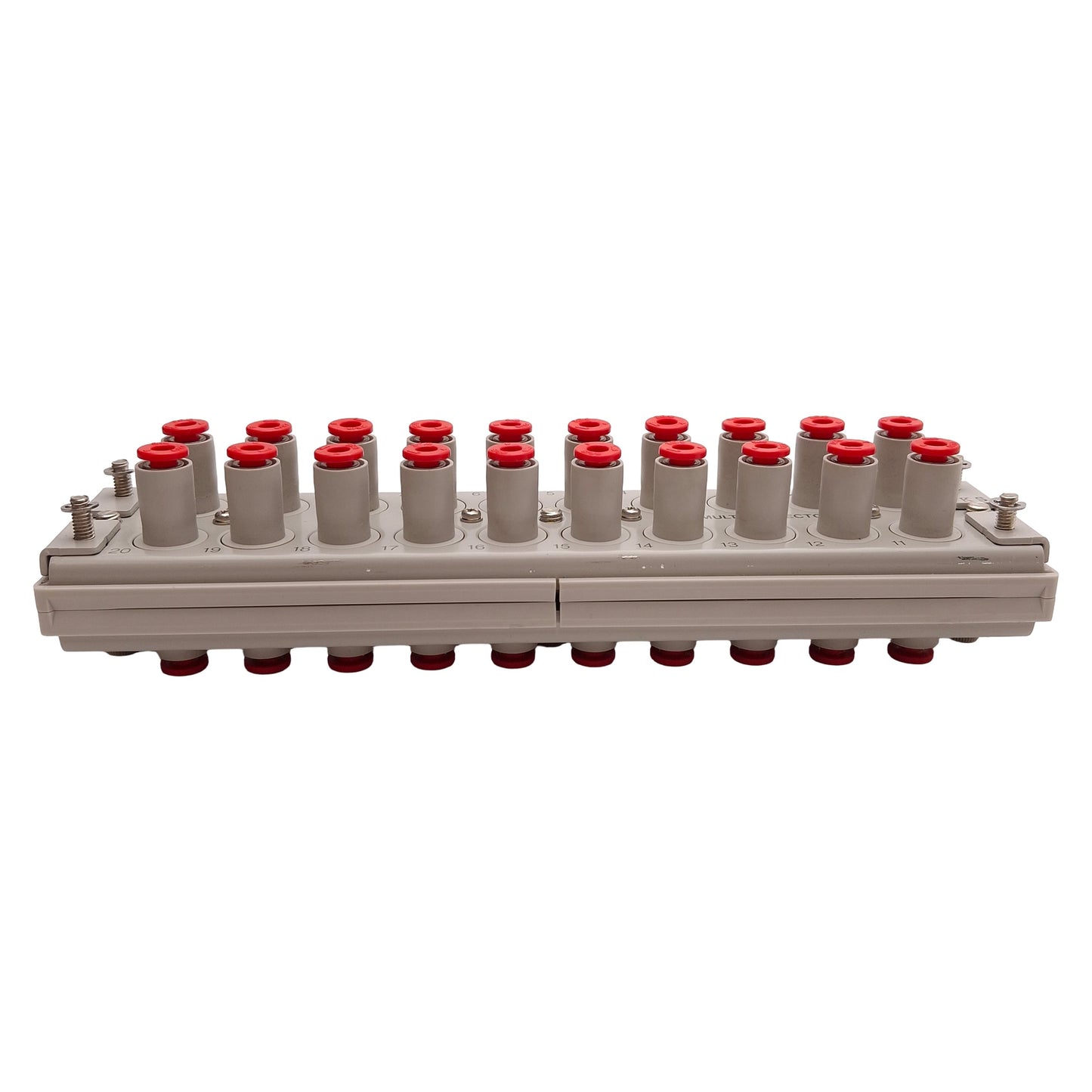 Used SMC KDM20-03 Pneumatic Multiconnector, 20-Port, ø5/32in One-touch, -100kPa~1MPa