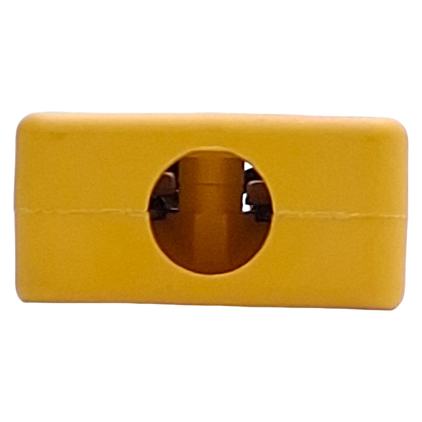 Used Lot of 6 Dayton 36GL04 Yellow Female Jack For Type K Thermocouple, 2-Pin