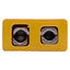 Used Lot of 6 Dayton 36GL04 Yellow Female Jack For Type K Thermocouple, 2-Pin