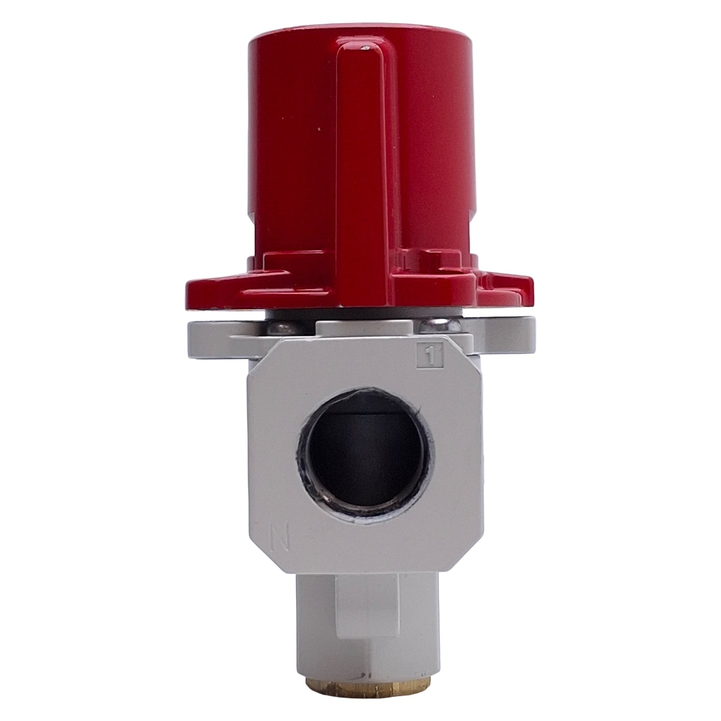 Used SMC VHS40-N04B-RZ Manual Pressure Relief Valve 15-150psi Range, 1/2" NPT Ports