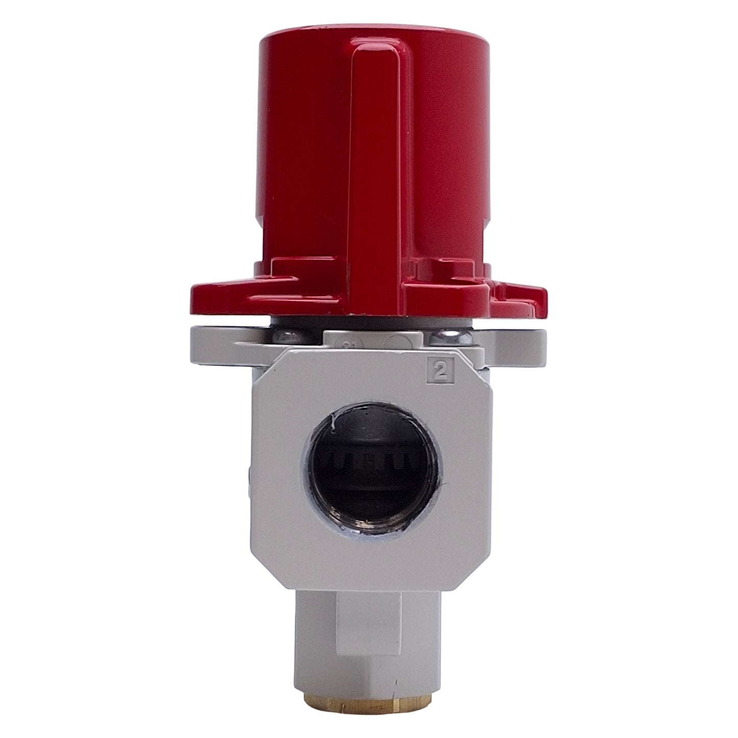 Used SMC VHS40-N04B-RZ Manual Pressure Relief Valve 15-150psi Range, 1/2" NPT Ports