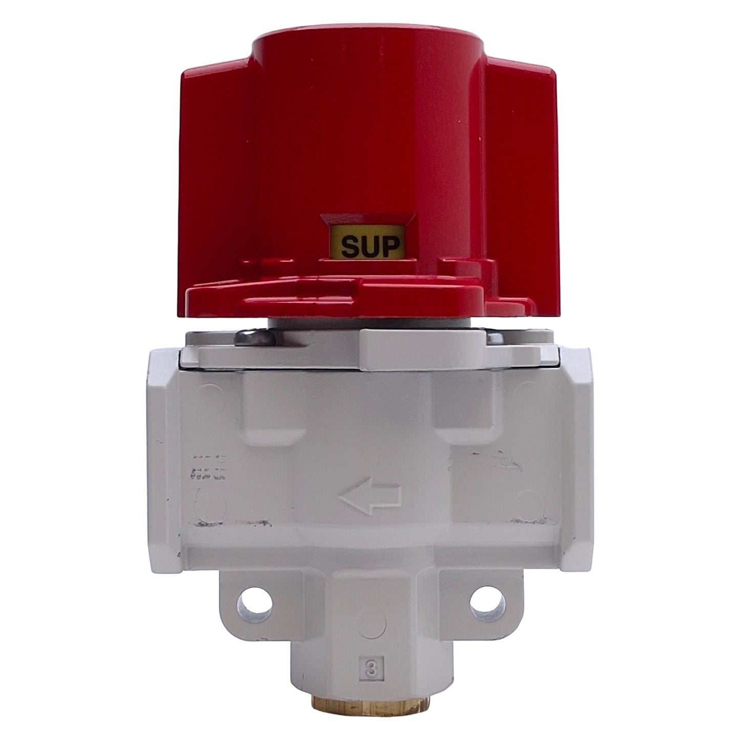 Used SMC VHS40-N04B-RZ Manual Pressure Relief Valve 15-150psi Range, 1/2" NPT Ports