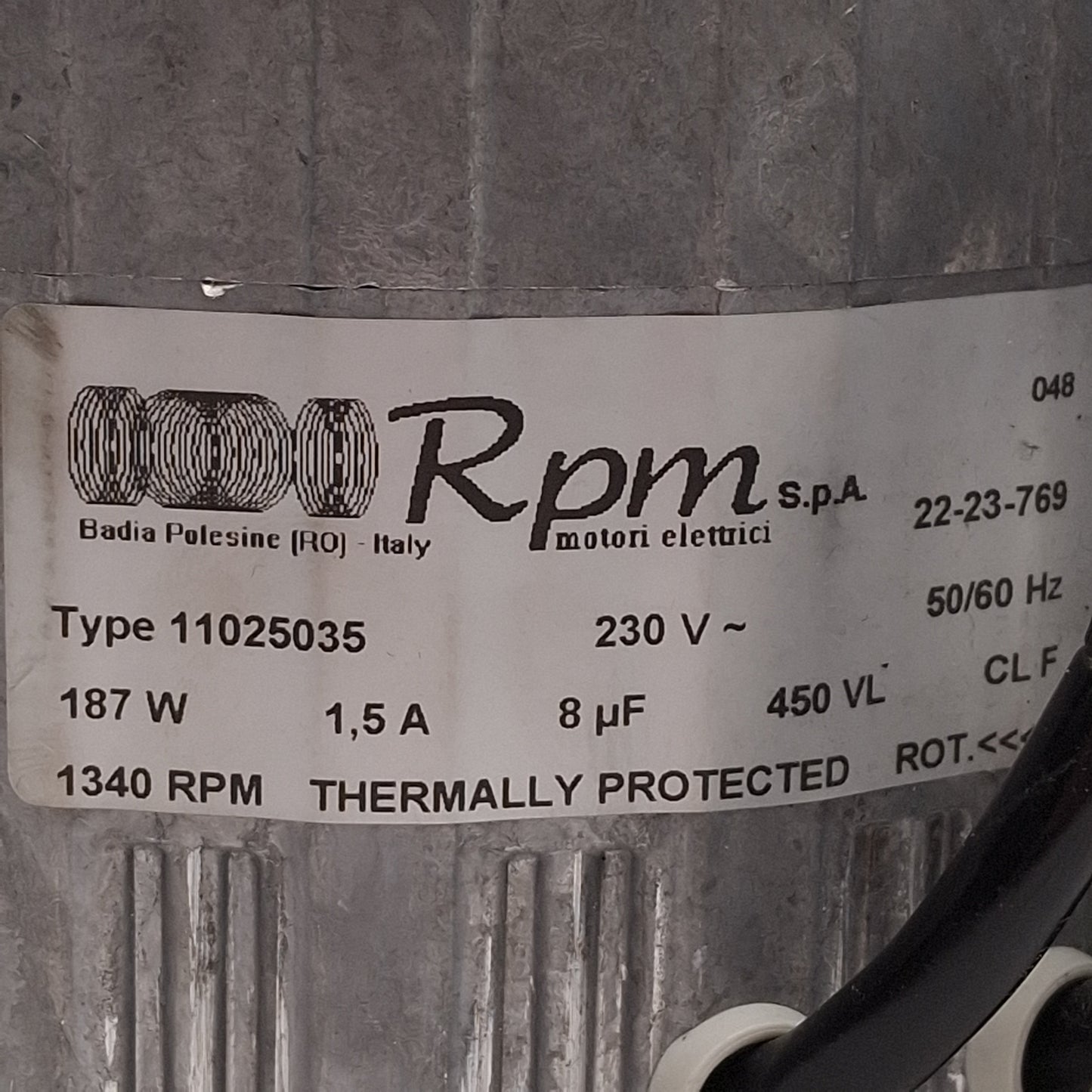 Used Nuert PRG 6 AS1N_HGNE Rotary Vane Pump, 750L/hr, 230VAC, 1340rpm, ø12mm P2C