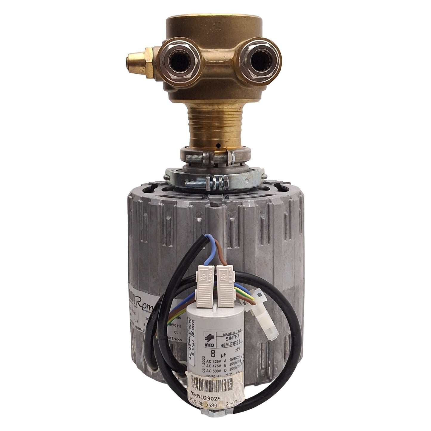 Used Nuert PRG 6 AS1N_HGNE Rotary Vane Pump, 750L/hr, 230VAC, 1340rpm, ø12mm P2C