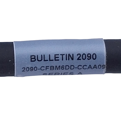 Used Allen Bradley 2090-CFBM6DD-CCAA09 Kinetix Motor Encoder Feedback Cable DB-15, 5m