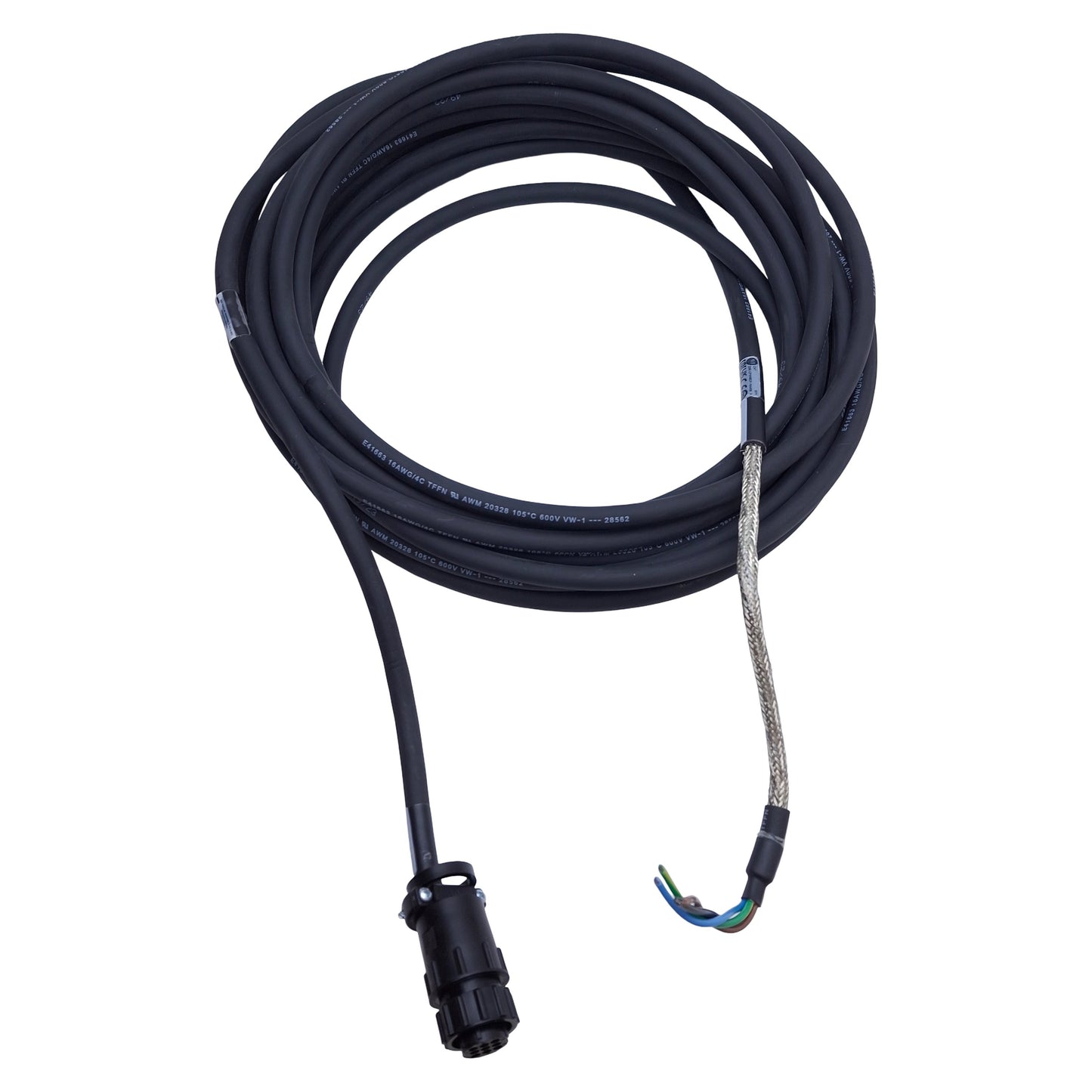 Used Allen Bradley 2090-CPWM6DF-16AA09 Kinetix Motor Power Cable, 9 Meters, 16AWG
