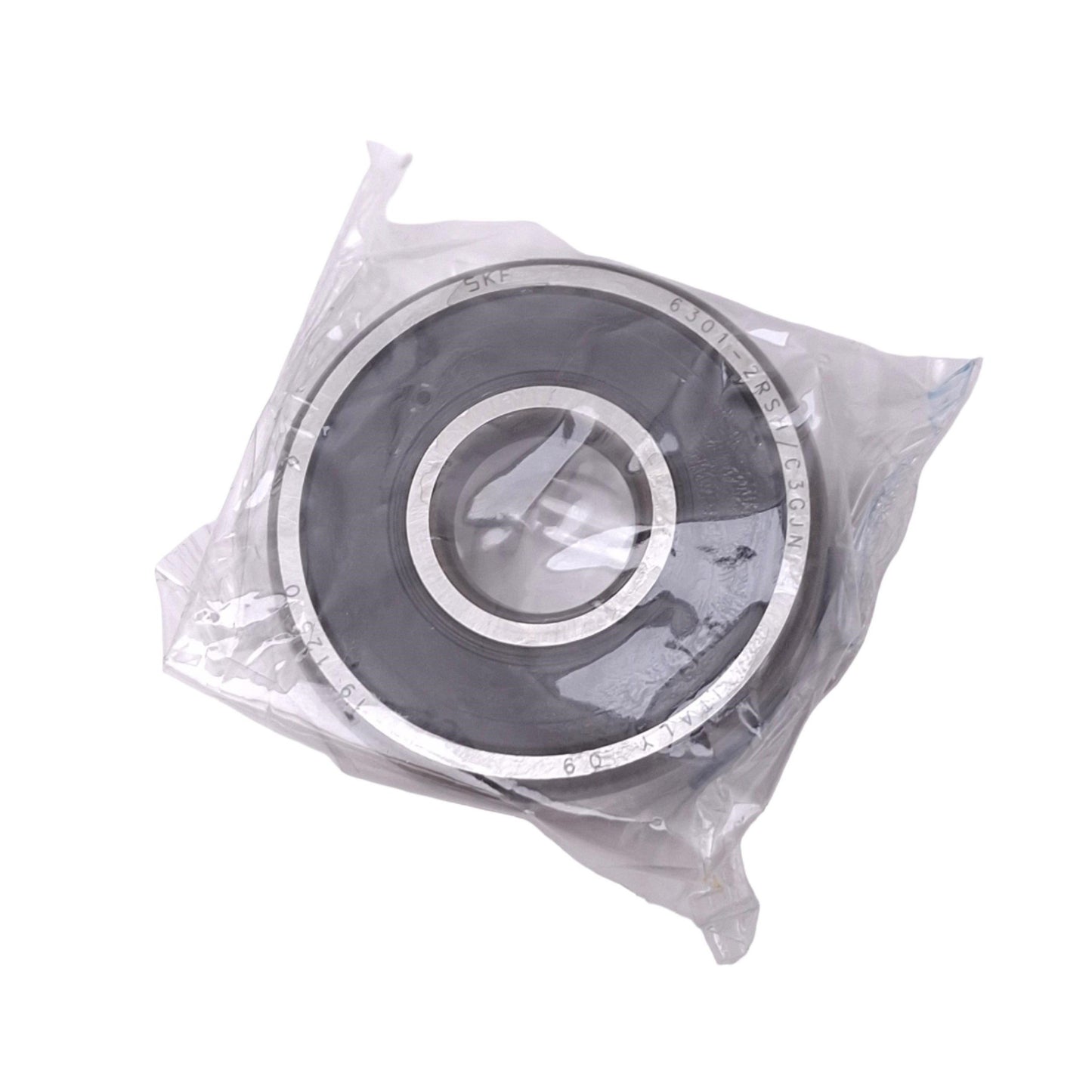 New SKF 6301-2RSH/C3GJN Deep Groove Ball Bearing w/ Seals, 37mm OD, 12mm Bore