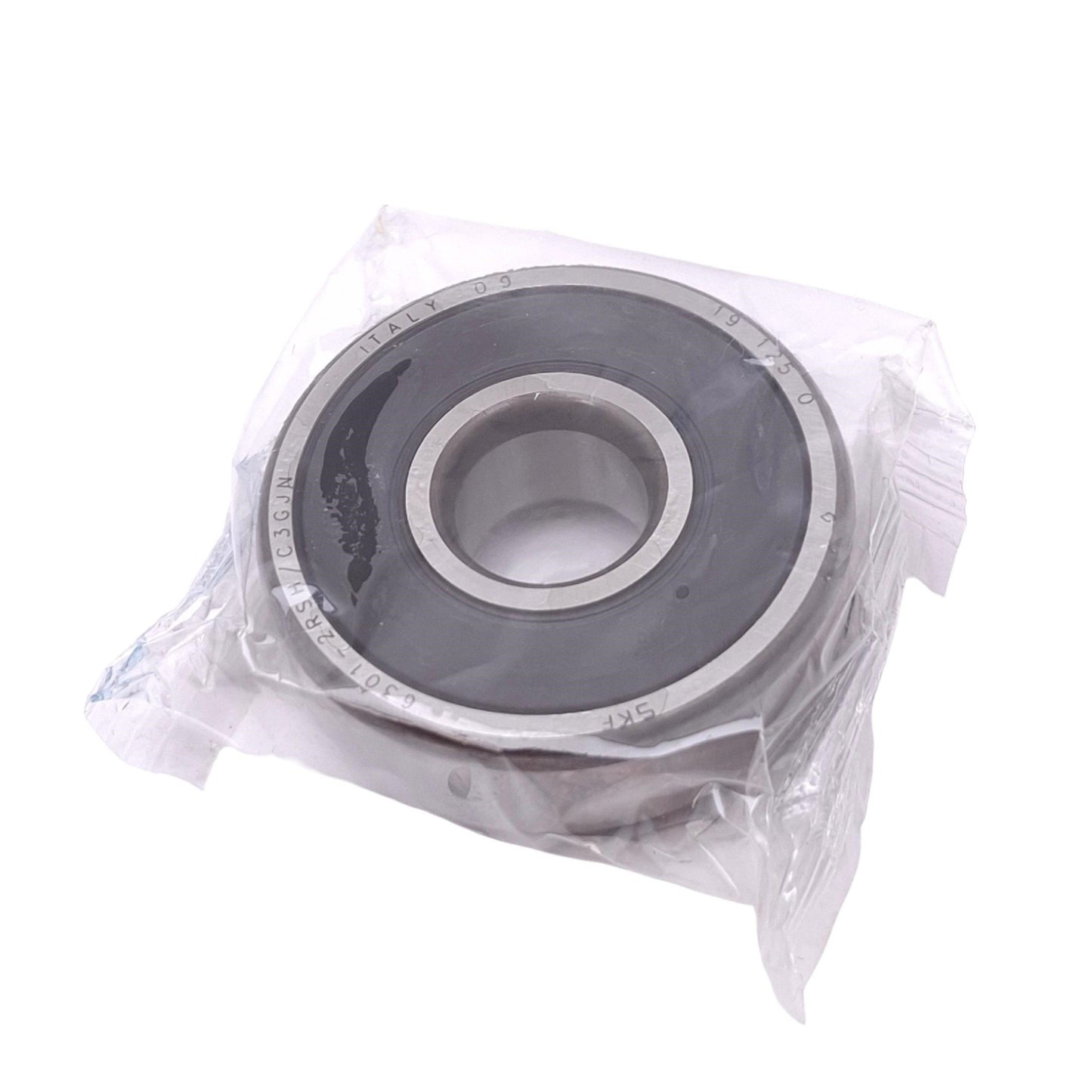 New SKF 6301-2RSH/C3GJN Deep Groove Ball Bearing w/ Seals, 37mm OD, 12mm Bore