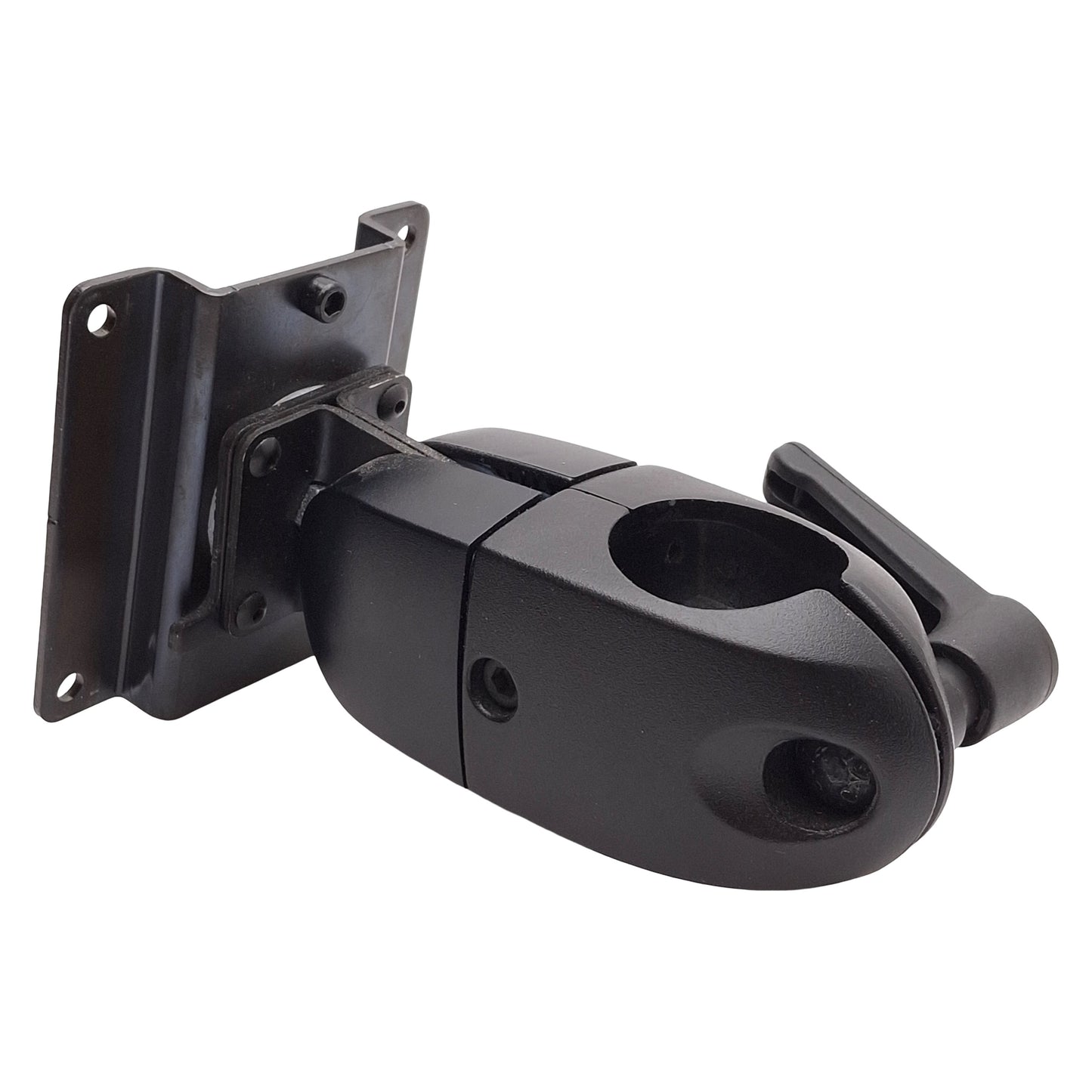 Used Ergotron 47-058-200 DS100 Clamping Single Pivot Monitor Mount, 25lbs, VESA 75mm