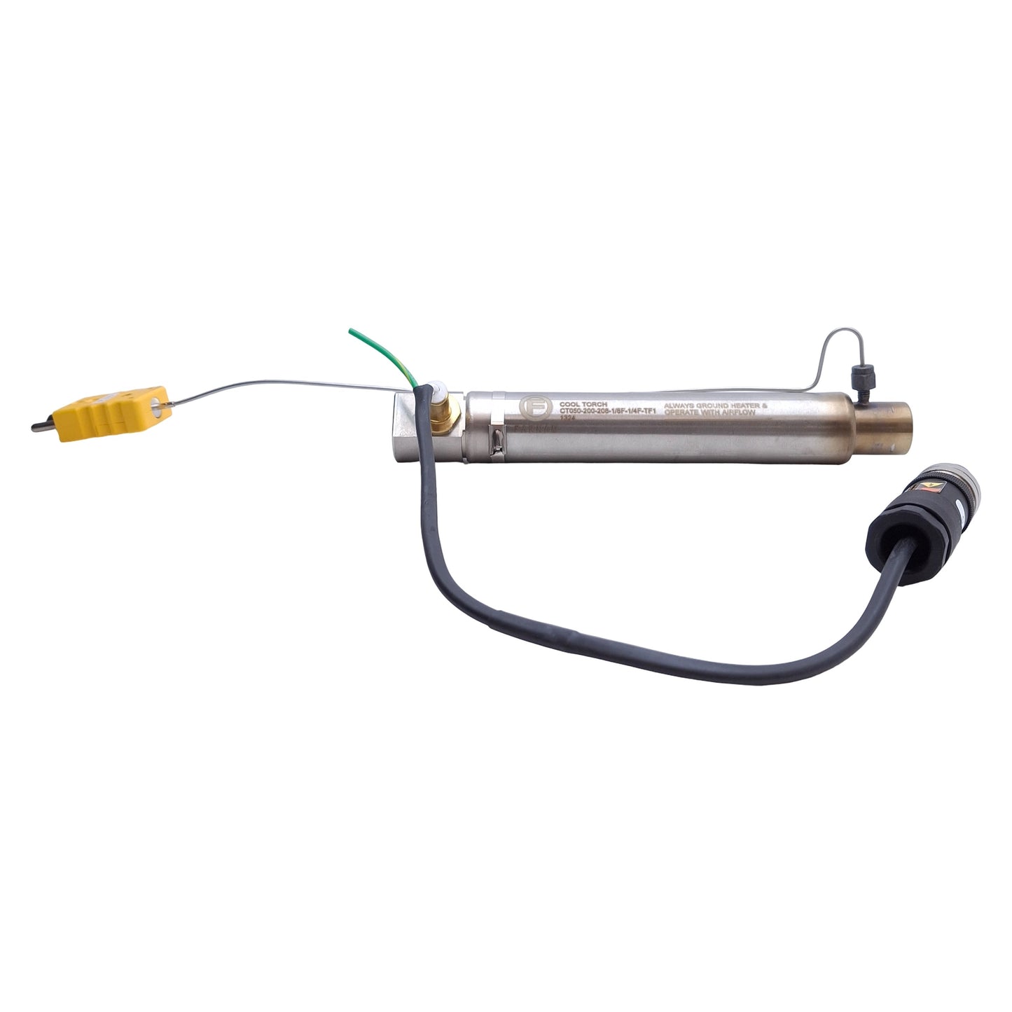 Used Farnam CT050-200-208-1/8F-1/4F-TF1 Cool Touch Heater 200W, 1/8" & 1/4" NPT, 208V