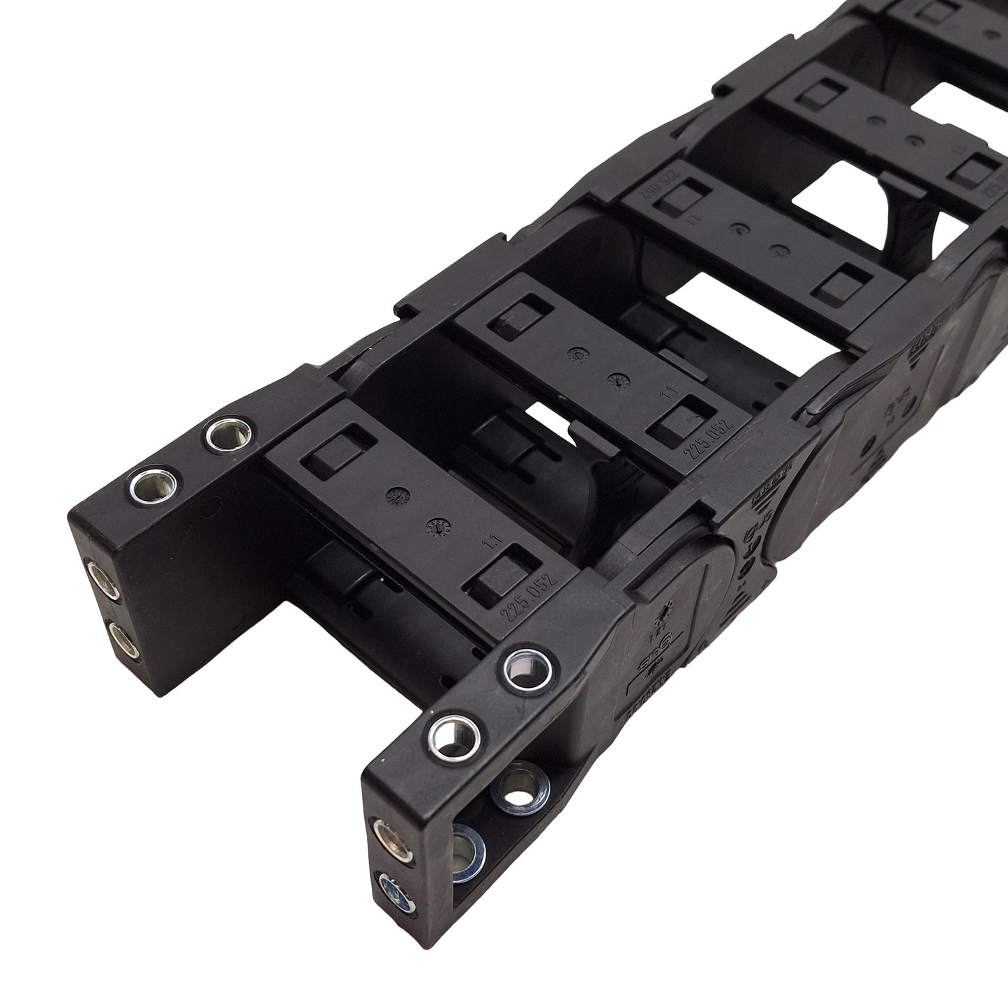 Used Igus E4.28.052.125.0 Energy Chain, 52x28mm Inner, ø125mm Bend, 26-Link + Ends