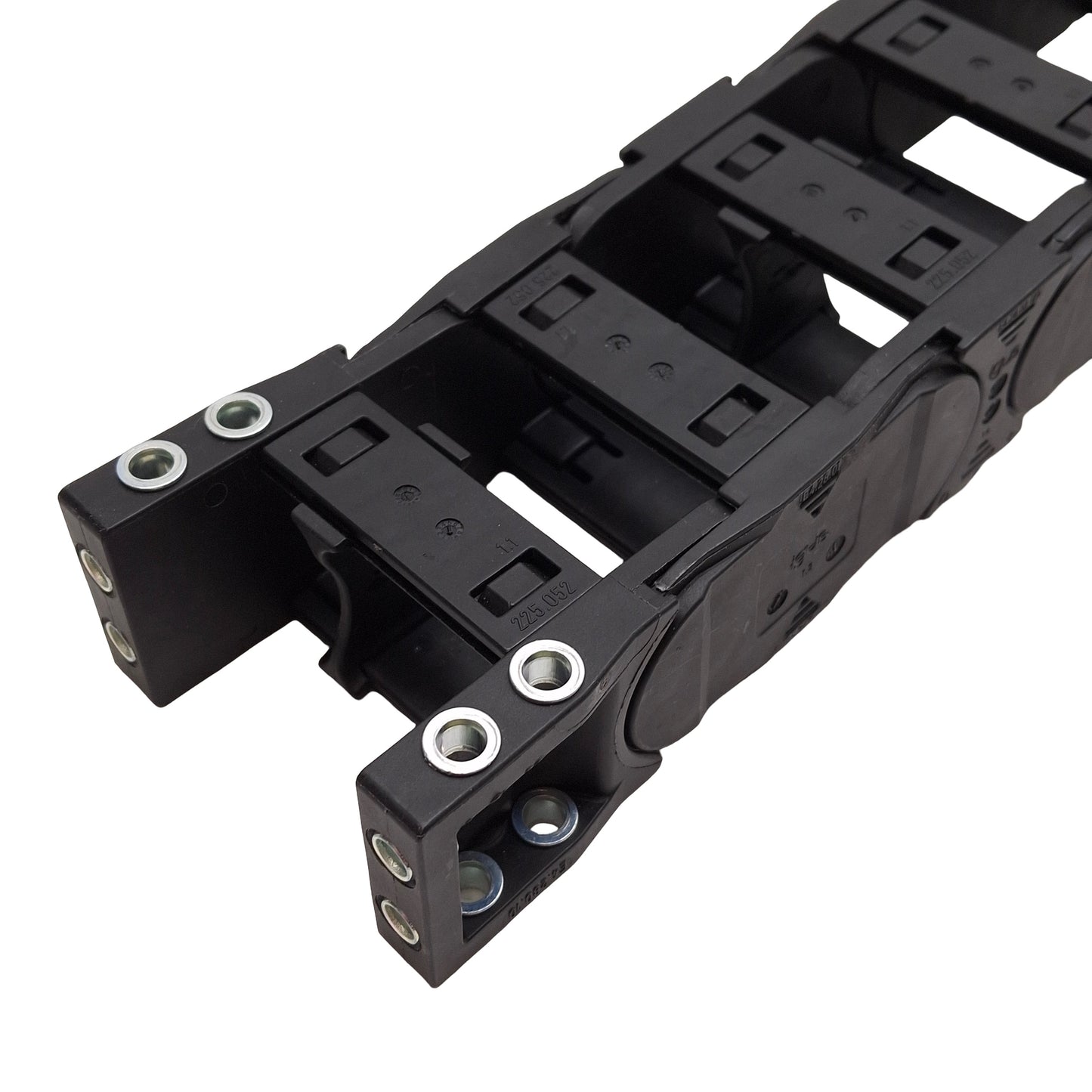 Used Igus E4.28.052.125.0 Energy Chain, 52x28mm Inner, ø125mm Bend, 26-Link + Ends