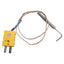 Used Thermocouple Type K, 90 Degree, ø0.065in x 0.8in Sheath, Ungrounded, 2ft Lead