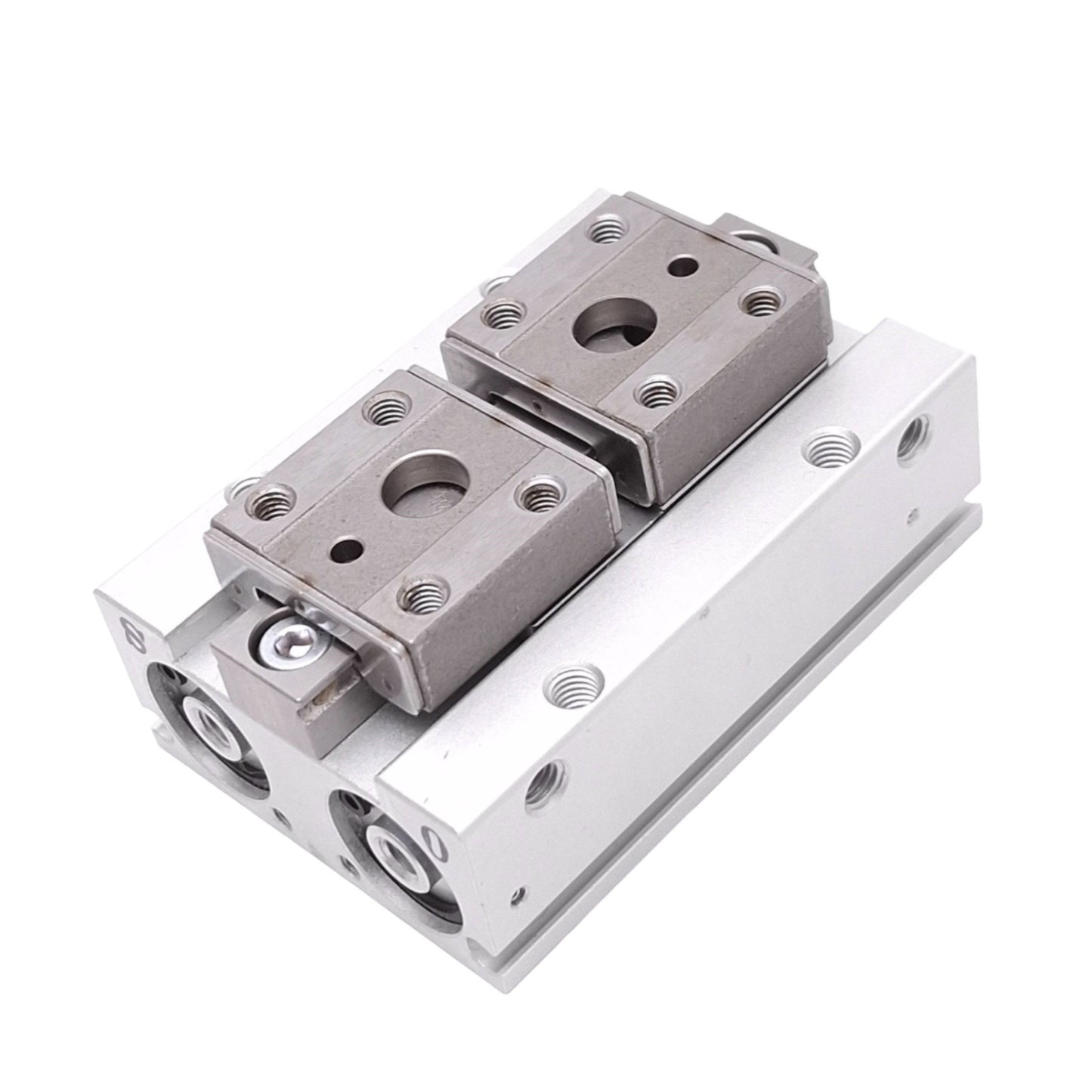 Used SMC MHF2-16D Low Profile Pneumatic Gripper, 16mm Bore, 16mm Stroke, M5, 0.7MPa
