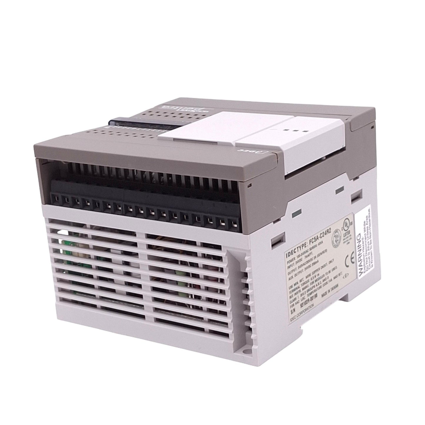 Used IDEC FC5A-C24R2 MicroSmart Pentra Logic Controller, 24-Point, 100-240VAC
