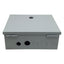 Used nVent AHE10X8X4 Hinge-Cover Gray Steel Enclosure 10in x 8in x 4in *Holes Cutout*