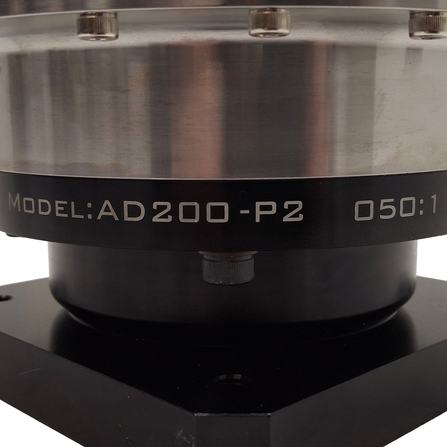 For parts or not working Apex Dynamics AD200-050-P2 Planetary Gearbox, 50:1 *Dented* *New/For Parts*
