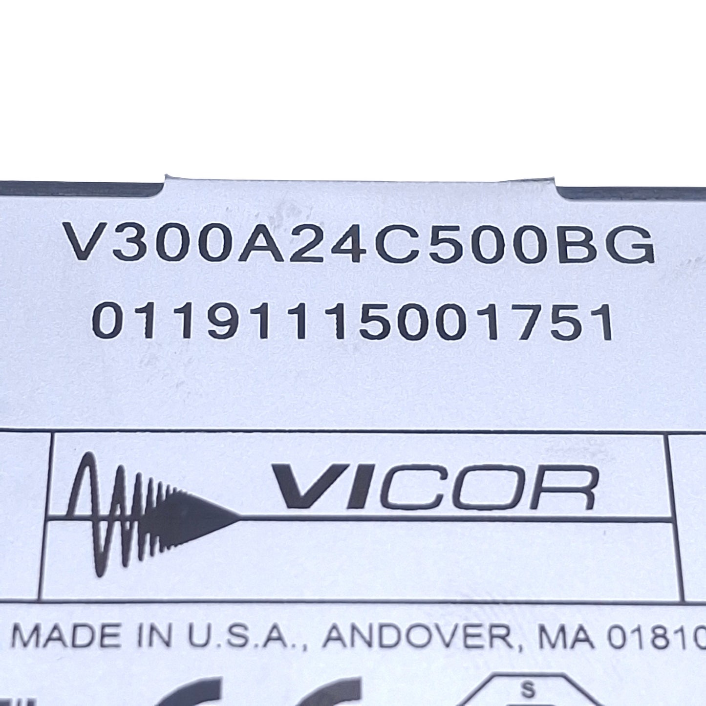 Used Vicor V300A24C500BG Maxi DC-DC Converter Module 300VDC In, 24VDC Out, 500W