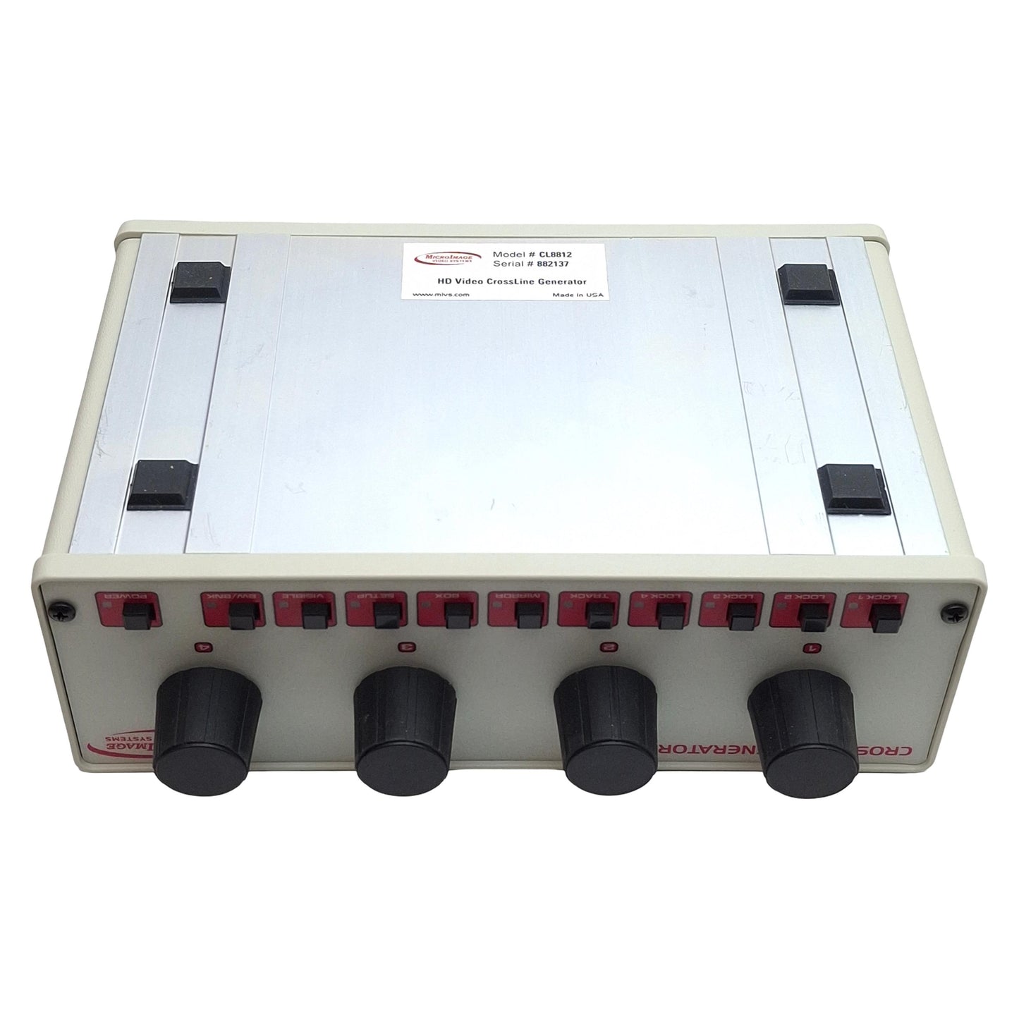 Used MicroImage CL8812 HD Video CrossLine Generator, 8-Lines, 12VDC 6W, HDMI, RS232
