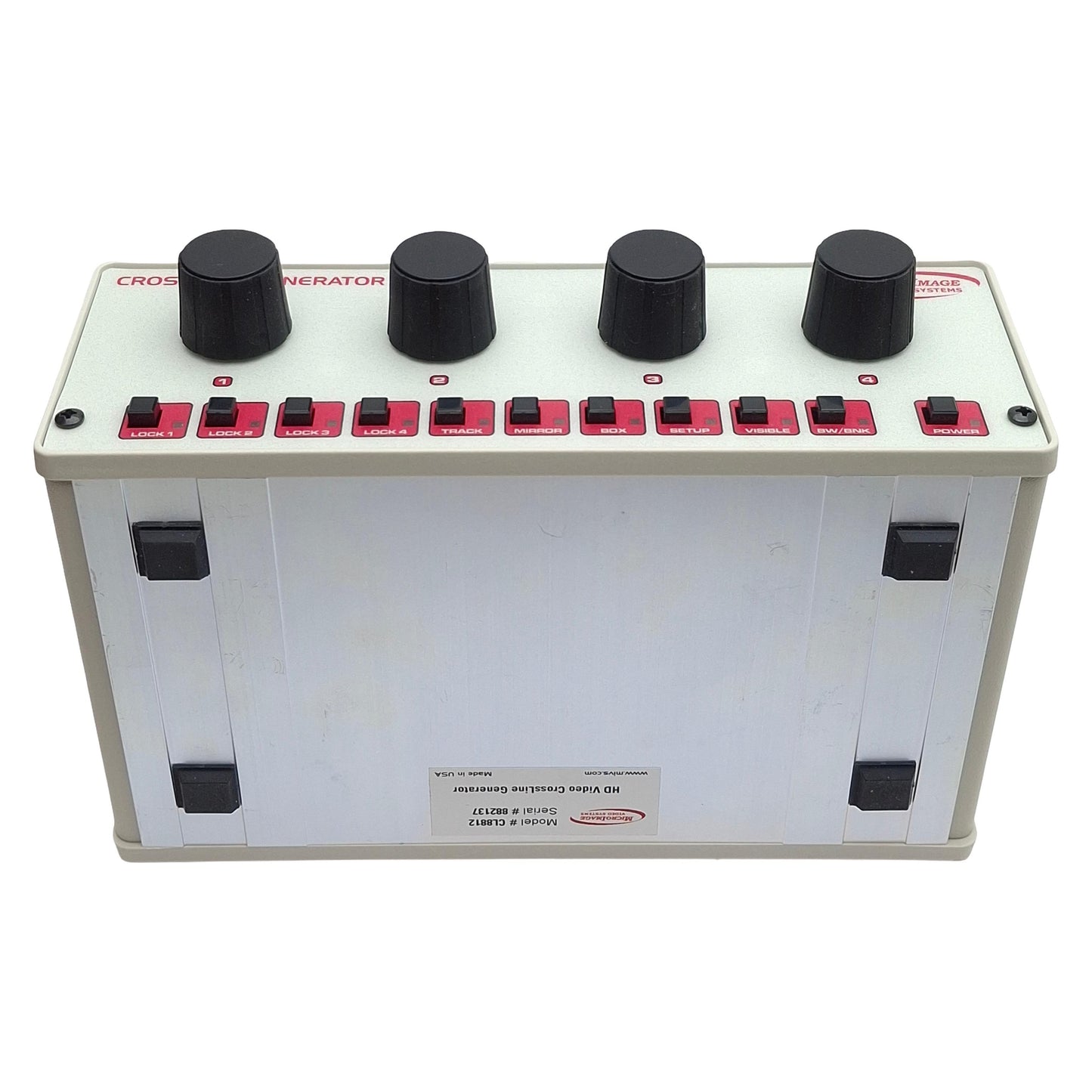 Used MicroImage CL8812 HD Video CrossLine Generator, 8-Lines, 12VDC 6W, HDMI, RS232