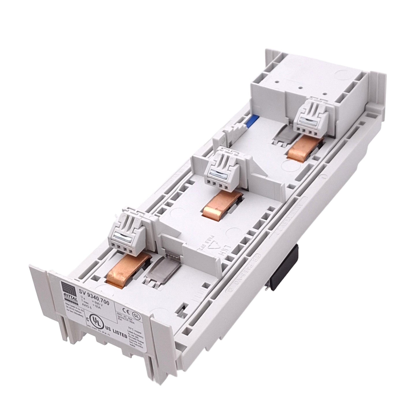 Used Rittal SV 9340.700 OM Adapter for Busbar Systems, 3-Pole, 690VAC 65A Max
