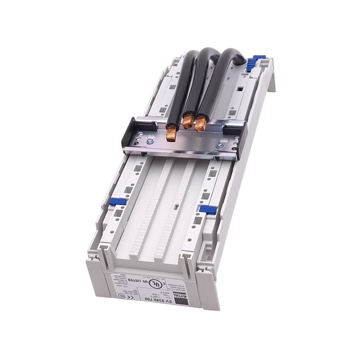 Used Rittal SV 9340.700 OM Adapter for Busbar Systems, 3-Pole, 690VAC 65A Max
