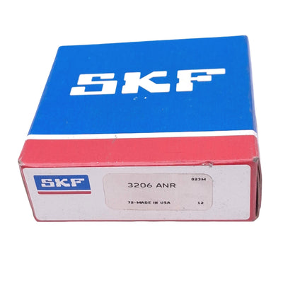New SKF 3206 ANR Angular Contact Ball Bearing, 62mm OD, 30mm Bore, 10000rpm Max