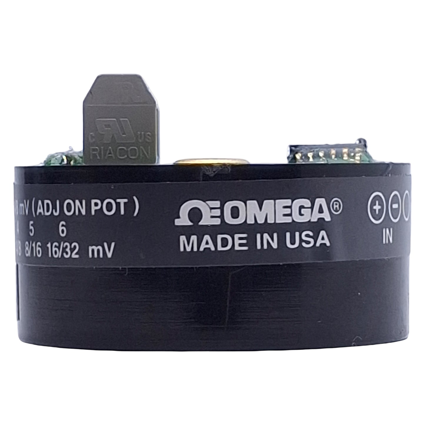 Used Omega TX903 Field Rangeable Miniature 2-Wire Transmitter 24VDC, 4-20mA Output