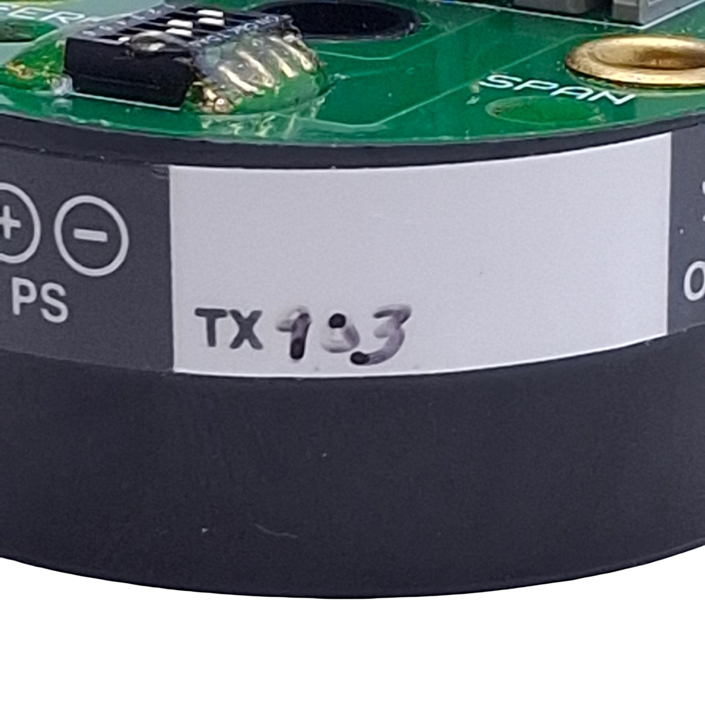 Used Omega TX903 Field Rangeable Miniature 2-Wire Transmitter 24VDC, 4-20mA Output